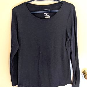 Women's Medium Navy Long Sleeve Shirt